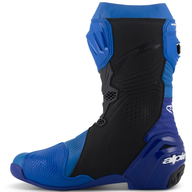 Buty motocyklowe Alpinestars Supertech R Vented w kolorze niebiesko-czarnym
