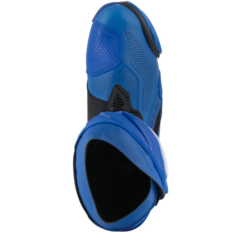 Buty motocyklowe Alpinestars Supertech R Vented w kolorze niebiesko-czarnym