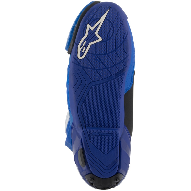 Buty motocyklowe Alpinestars Supertech R Vented w kolorze niebiesko-czarnym