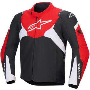 Kurtka motocyklowa Alpinestars T-Jaws V4 wodoodporna Honda Collection czarno-czerwono-biała