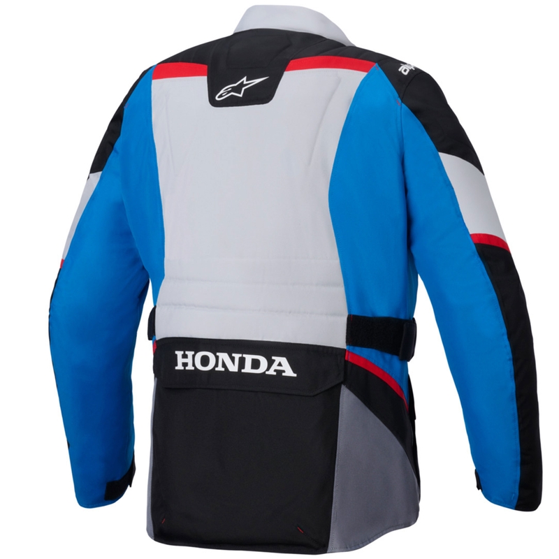Kurtka motocyklowa wodoodporna Alpinestars ST-1 Honda kolekcja szaro-niebiesko-czarno-czerwona