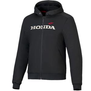 Alpinestars Chrome V3 Sport Hoodie Honda kolekcja czarno-beżowo-czerwona