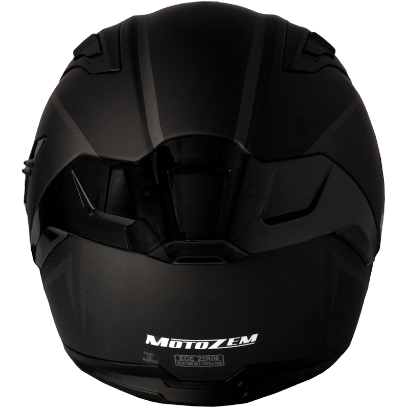 Kask motocyklowy integralny Motozem Guardian matowo czarny - II. jakość