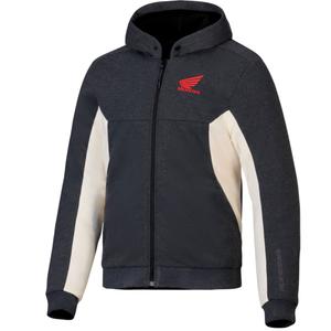 Bluza z kapturem Alpinestars Chrome V3 Sport Honda Collection Dark Grey-Cream-Red