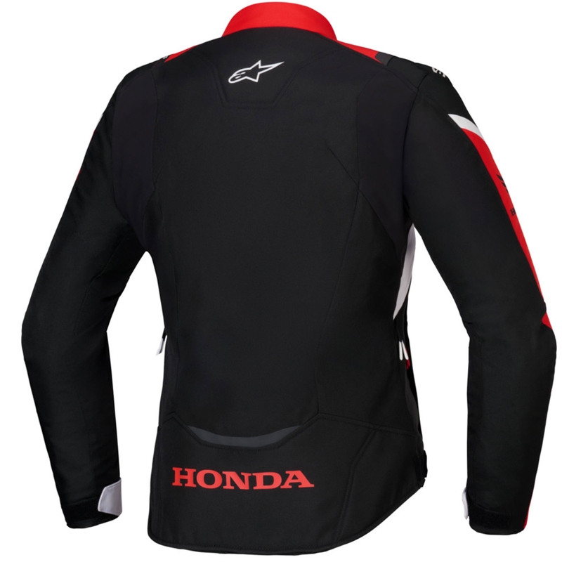 Kurtka motocyklowa damska Alpinestars Stella T-Jaws V4 wodoodporna Honda Collection czarno-czerwono-biała