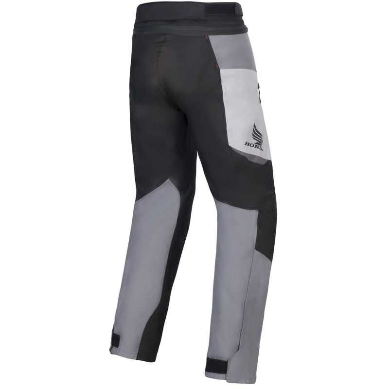 Spodnie motocyklowe wodoodporne Alpinestars ST-1 Honda kolekcja szaro-ciemnoszaro-czarno-czerwone