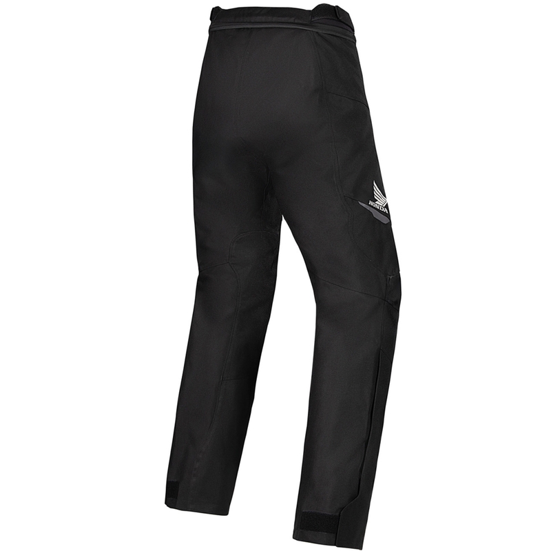 Spodnie motocyklowe damskie Alpinestars Stella ST-1 wodoodporne Honda kolekcja czarno-czerwone