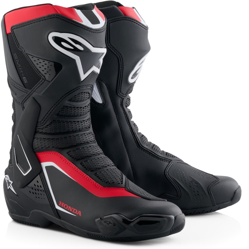 Buty motocyklowe Alpinestars SMX-6 V3 Honda Collection Czarno-Czerwono-Białe