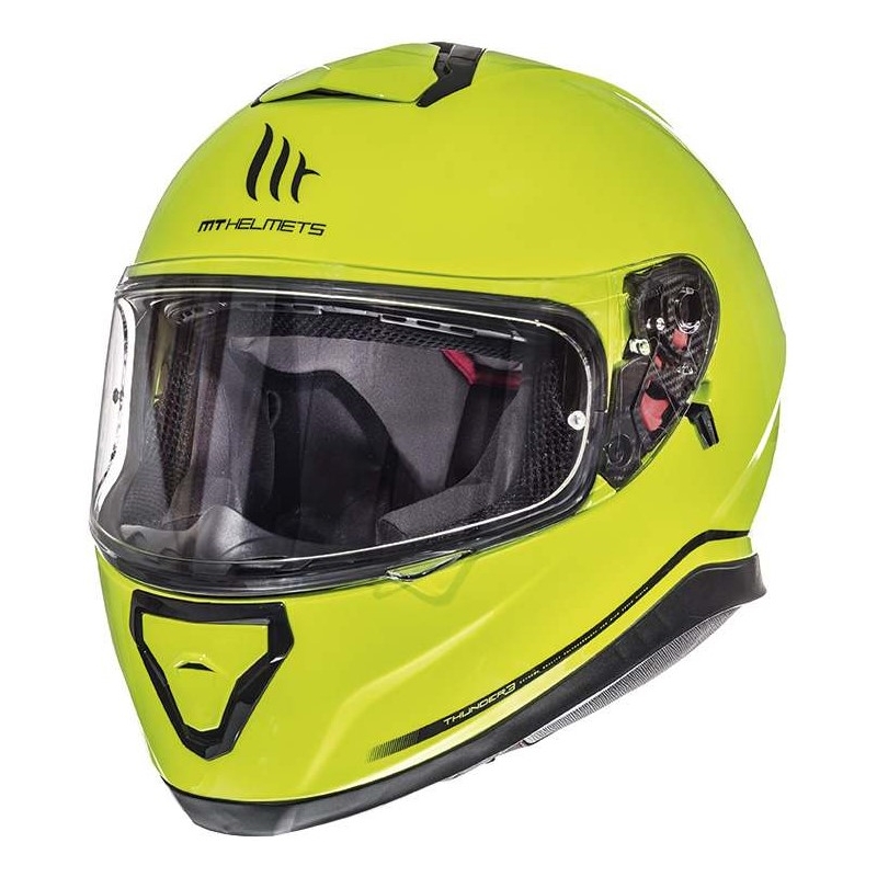 Integralny kask motocyklowy MT Thunder 3 SV fluo żółty - II. jakość