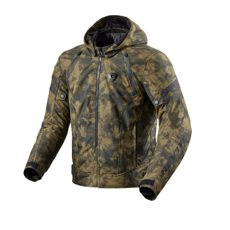 Kurtka motocyklowa Revit Flare 3 H2O camo ciemnozielona