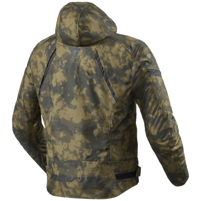 Kurtka motocyklowa Revit Flare 3 H2O camo ciemnozielona