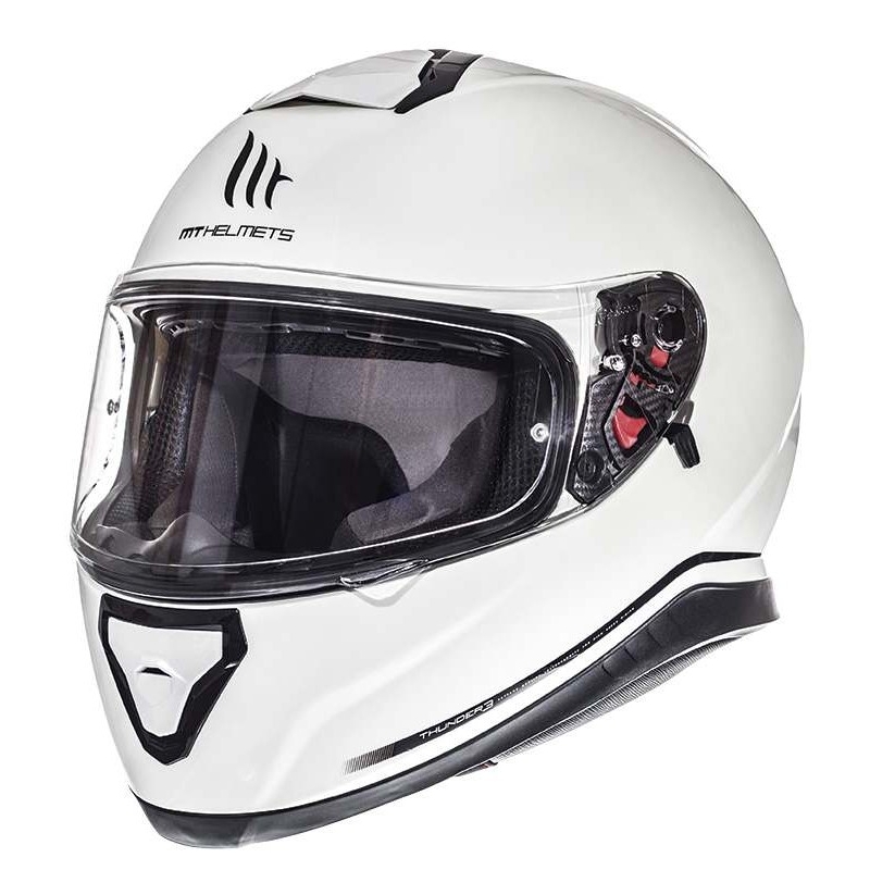Integralny kask motocyklowy MT Thunder 3 SV biały - II. jakość