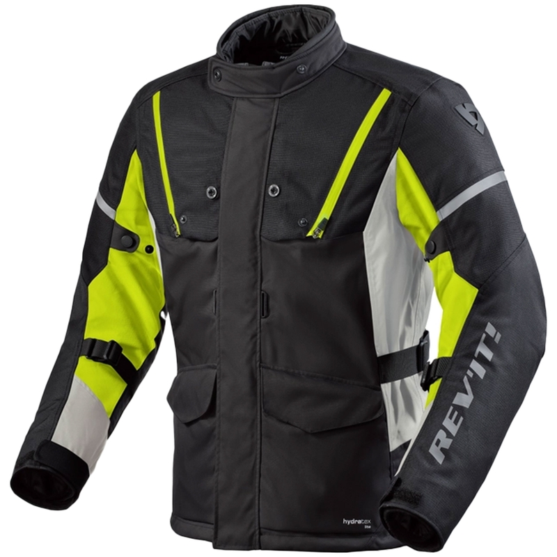 Revit Horizon 3 H2O czarna-fluo żółta kurtka motocyklowa