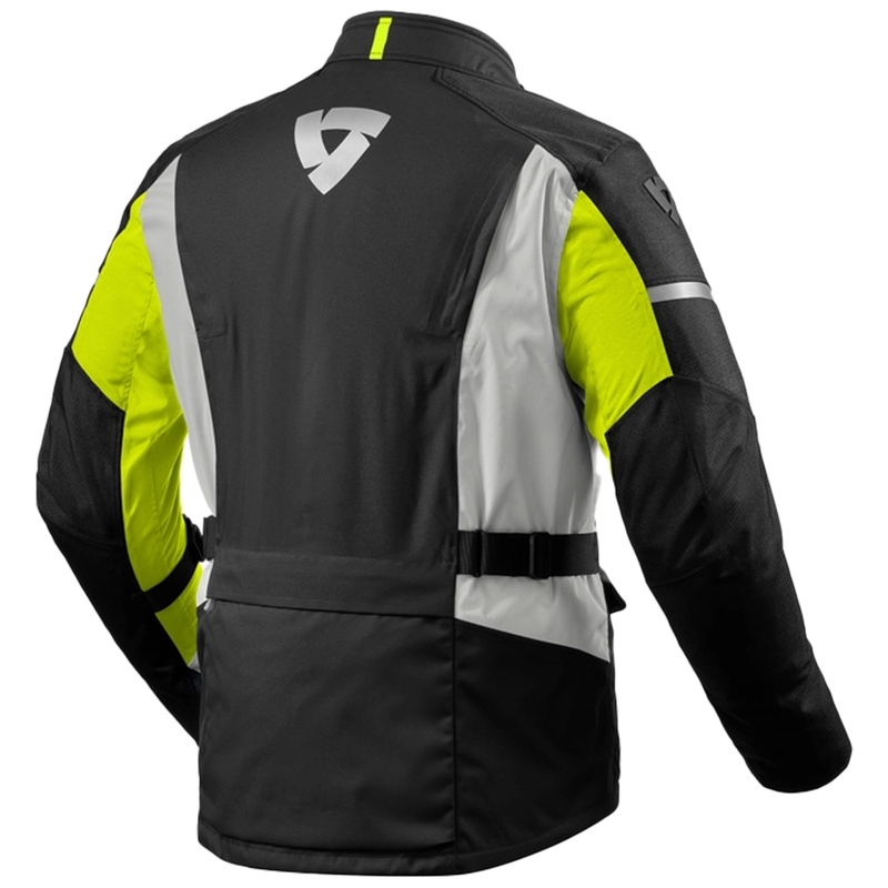 Revit Horizon 3 H2O czarna-fluo żółta kurtka motocyklowa