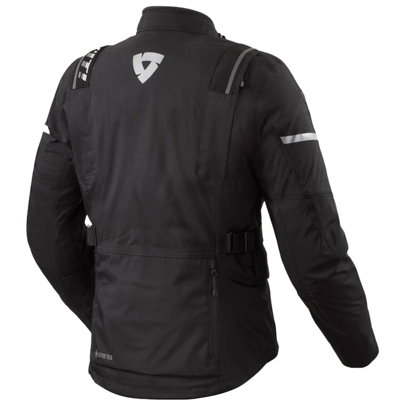 Kurtka motocyklowa Revit Vertical GTX czarno-srebrna