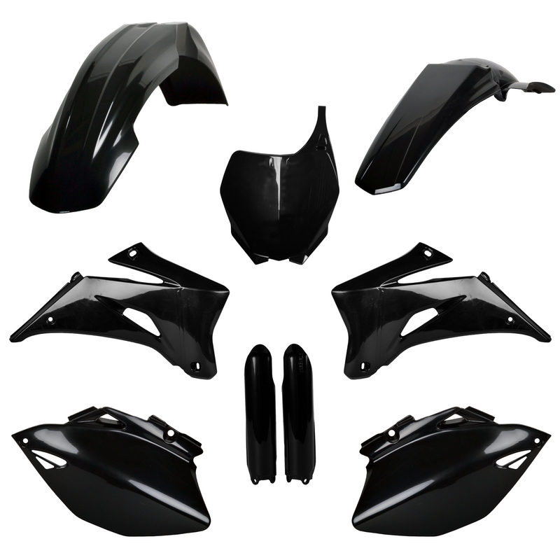Plastic body kit POLISPORT black for YAMAHA YZ 450 F 2008-2009