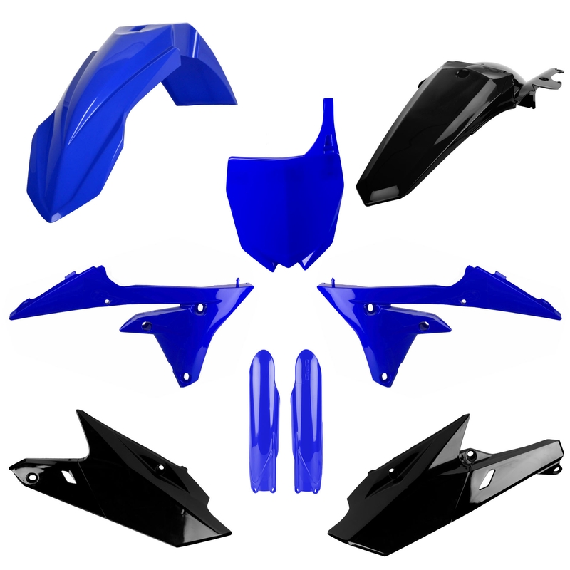 Plastic body kit POLISPORT blue yam 98/black for YAMAHA YZ 250 F 2014-2018, YAMAHA YZ 450 F 2014-2017