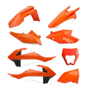 Plastic body kit POLISPORT 91584 Enduro Orange