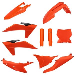 Plastic body kit POLISPORT 91345 Orange