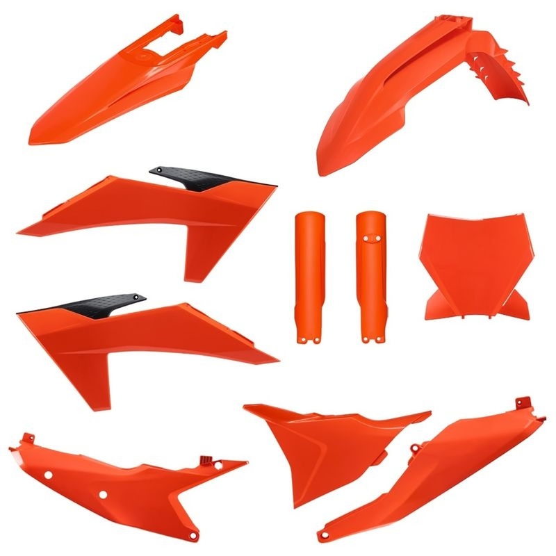 Plastic body kit POLISPORT Orange