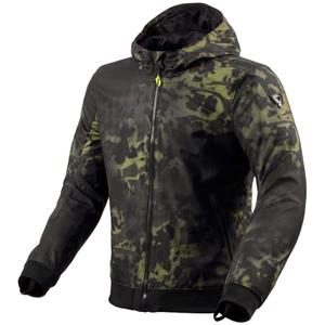 Kurtka typu softshell Revit Saros WB czarno-ciemnozielona