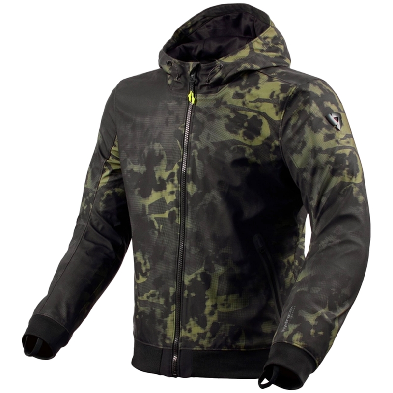 Kurtka typu softshell Revit Saros WB czarno-ciemnozielona