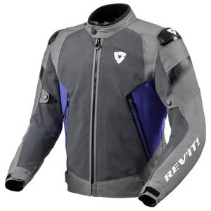 Kurtka motocyklowa Revit Control Air H2O szaro-niebieska