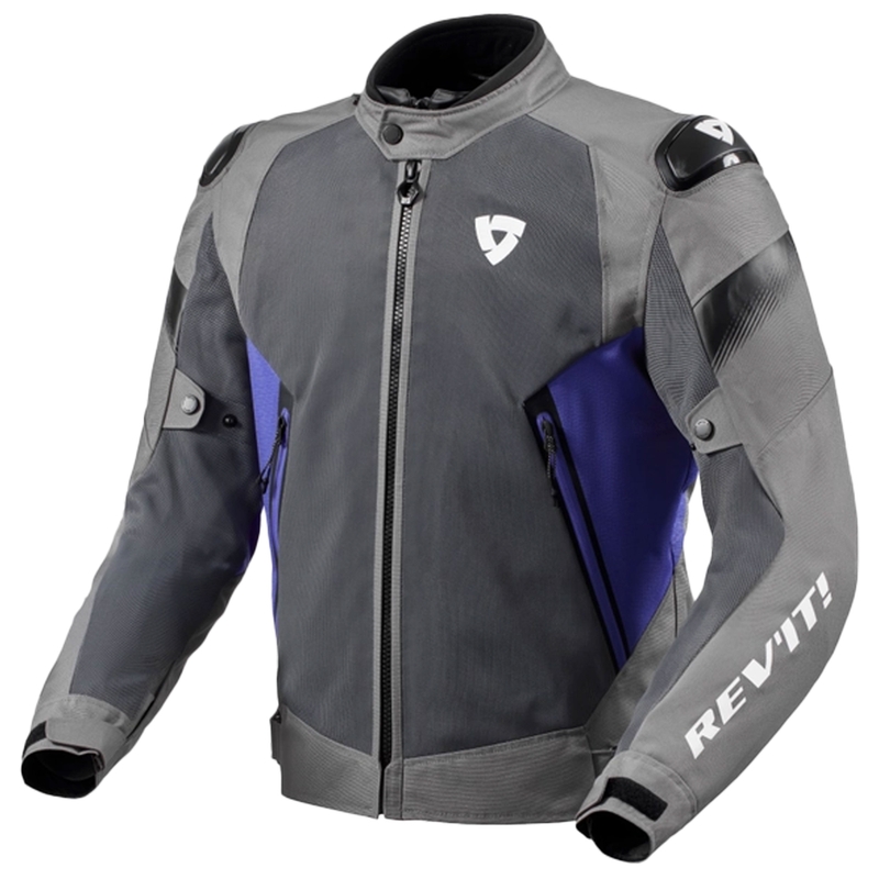 Kurtka motocyklowa Revit Control Air H2O szaro-niebieska
