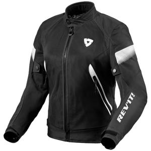Damska kurtka motocyklowa Revit Control Air H2O czarno-biała