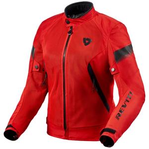 Damska kurtka motocyklowa Revit Control Air H2O czerwono-czarna