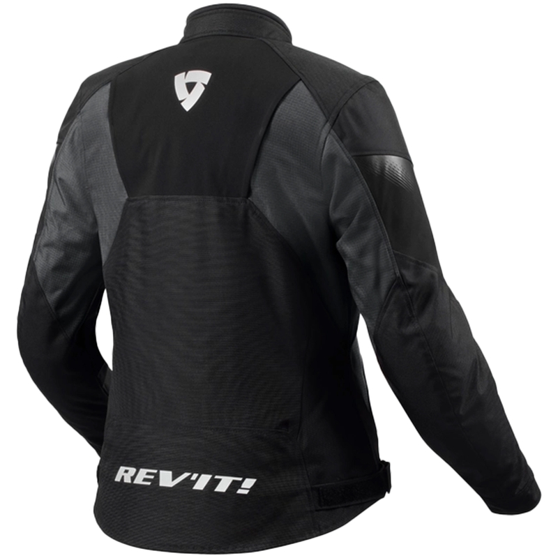 Kurtka motocyklowa damska Revit Control H2O w kolorze czarno-antracytowym