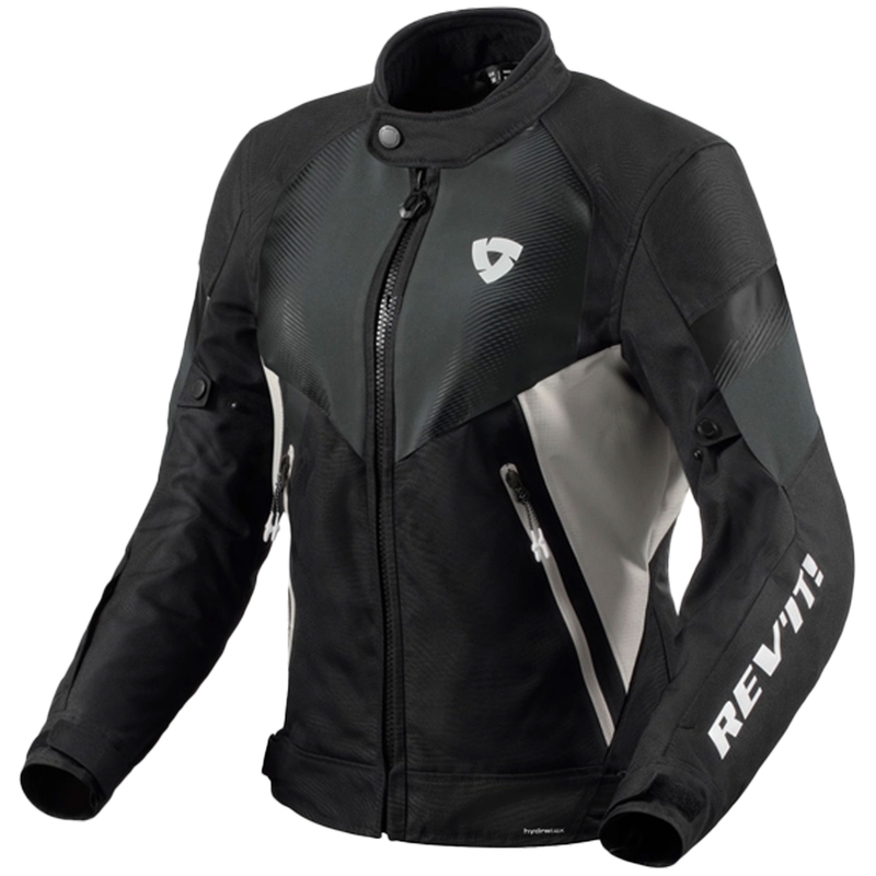 Kurtka motocyklowa damska Revit Control H2O czarno-srebrna