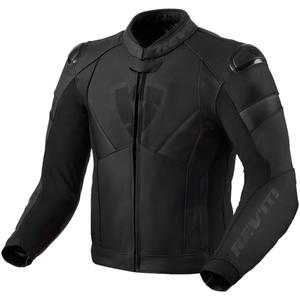 Kurtka motocyklowa skórzana Revit Argon 2 czarno-antracytowa