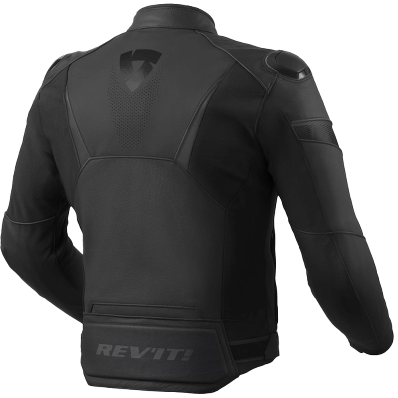 Kurtka motocyklowa skórzana Revit Argon 2 czarno-antracytowa