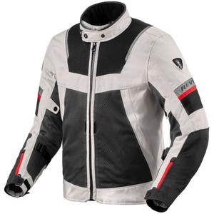 Kurtka motocyklowa Revit Tornado 4 H2O czarno-srebrna