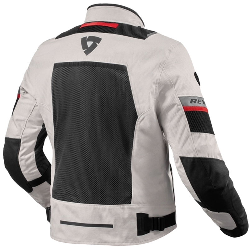 Kurtka motocyklowa Revit Tornado 4 H2O czarno-srebrna