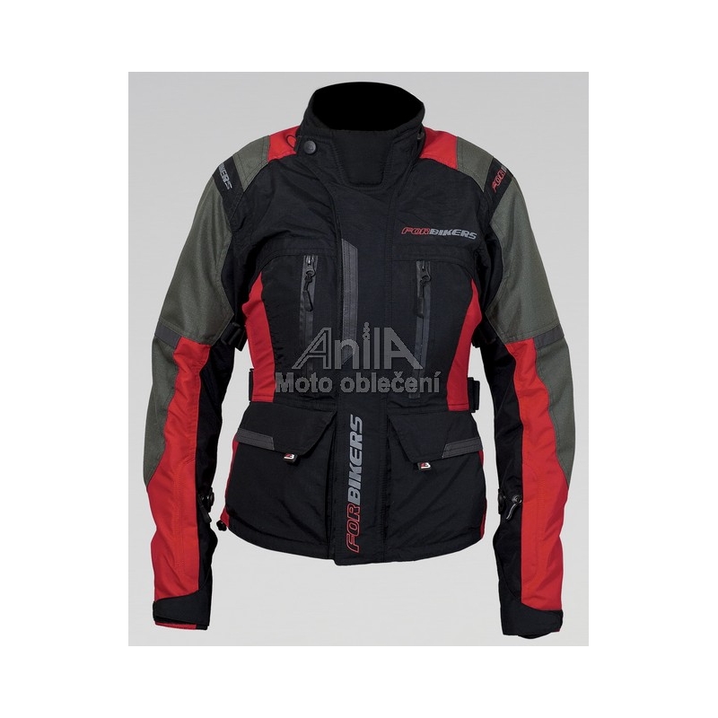 Damskie kurtki tekstylne ForBikers motocykla Lato czarne