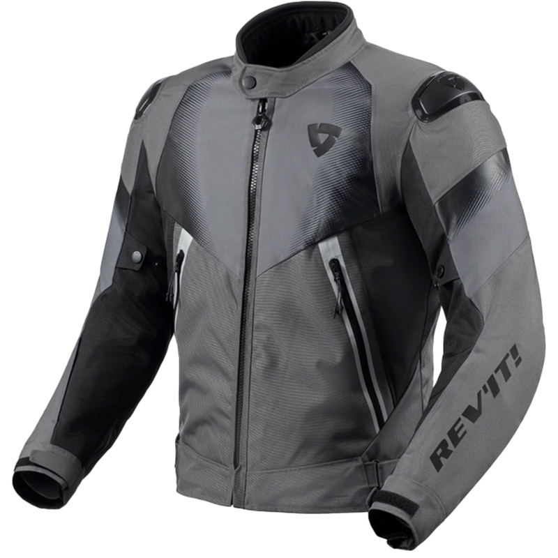 Kurtka motocyklowa Revit Control H2O w kolorze szaro-czarnym