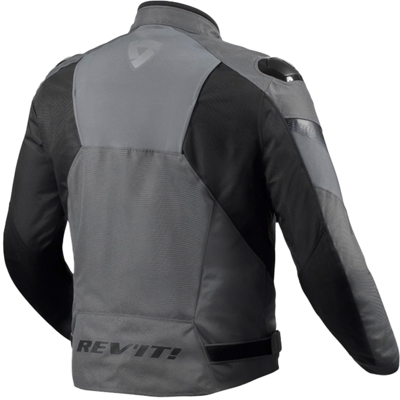 Kurtka motocyklowa Revit Control H2O w kolorze szaro-czarnym