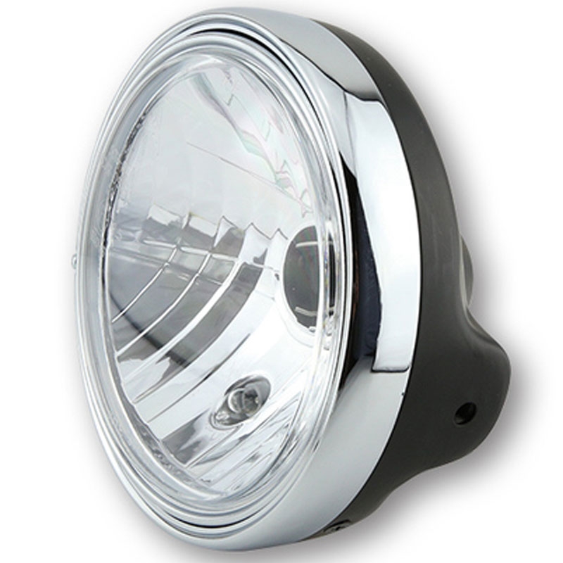 Reflektor Highsider Smart LTD 7 z przezroczystym szkłem w kolorze czarnym