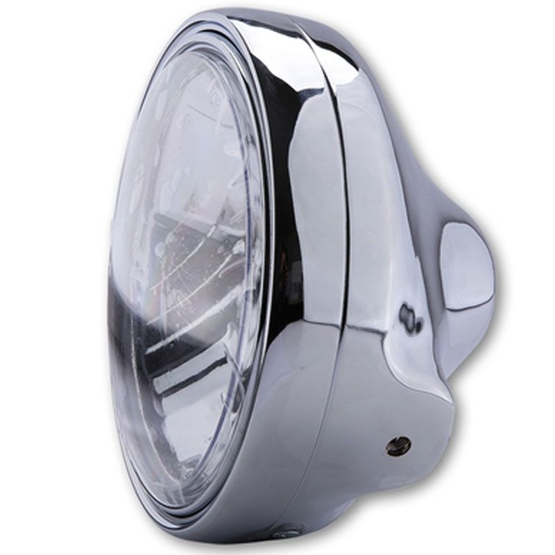 Reflektor Highsider Smart LTD 7 z przezroczystym szkłem, chromowany