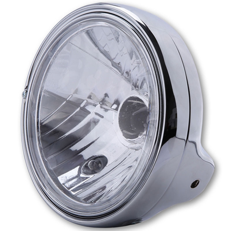 Reflektor Highsider Smart LTD 7 z przezroczystym szkłem, chromowany
