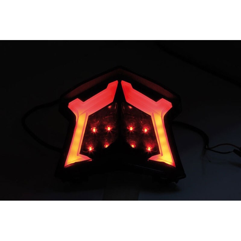 Tylne światło Highsider Smart LED do motocykli Kawasaki Z 900, Z 650, Ninja 650, Bj. 17-