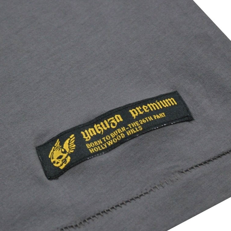 Koszulka Yakuza Premium Born To Burn Flying Riots Los Angeles ciemnoszara