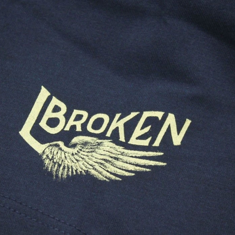 Koszulka Yakuza Premium Broken Legend - Finisher ciemnoniebieska