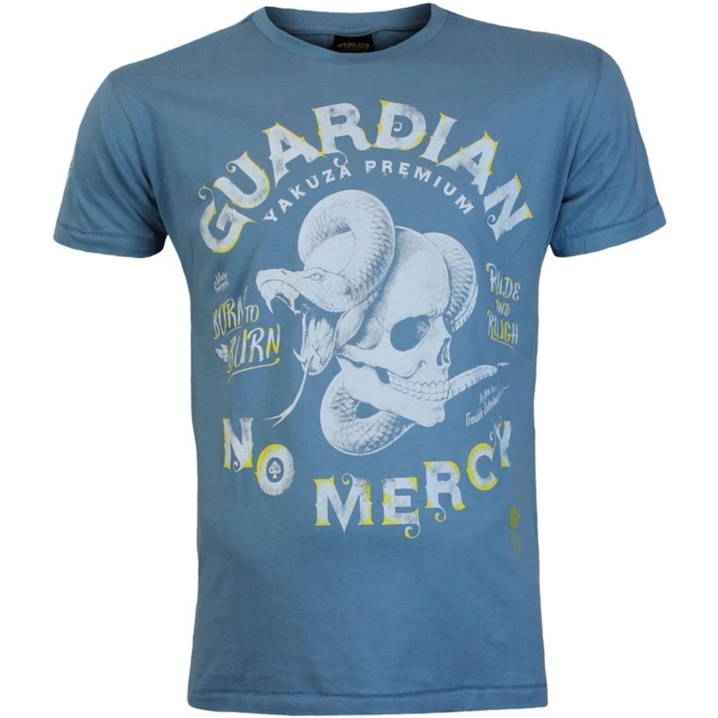 Koszulka Yakuza Premium Guardian No Mercy niebieska