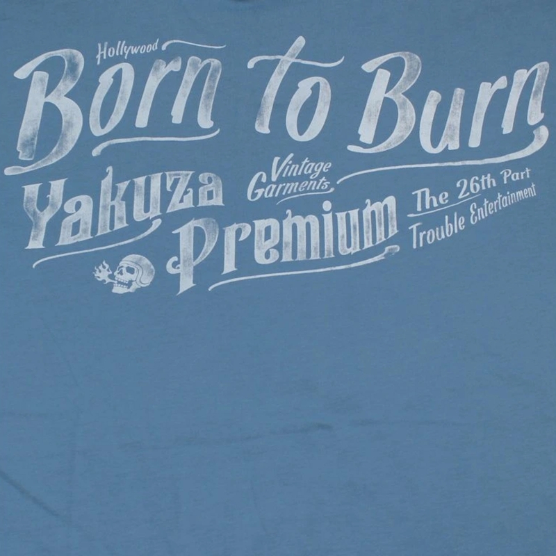 Koszulka Yakuza Premium Guardian No Mercy niebieska