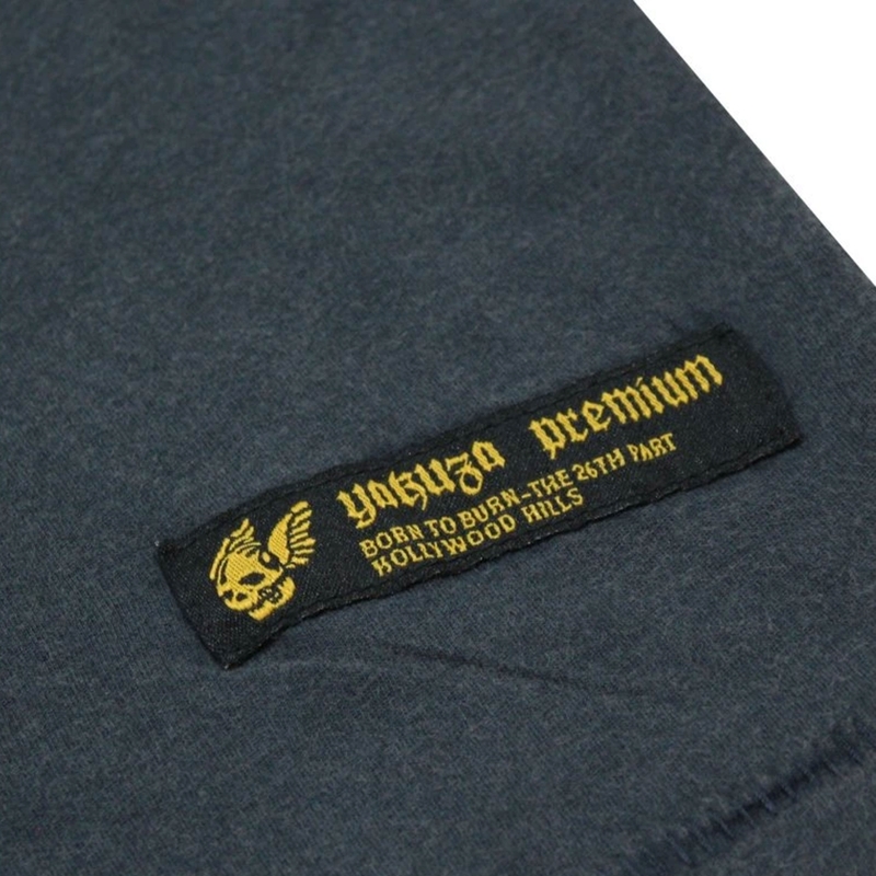 Koszulka Yakuza Premium Rude and Rough Born to Burn - Los Angeles niebieski