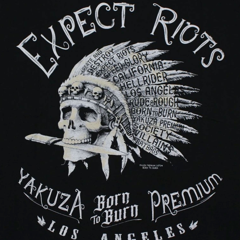 Koszulka Yakuza Premium Expect Riots - Los Angeles czarna