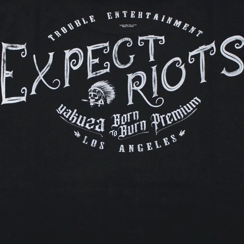 Koszulka Yakuza Premium Expect Riots - Los Angeles czarna